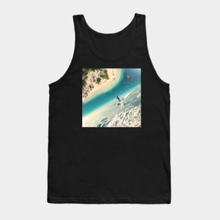 Surfing planet Tank Top